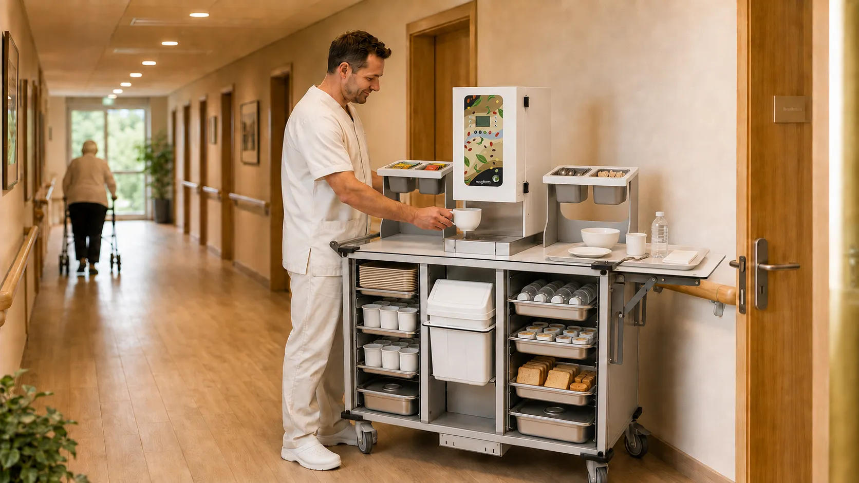 The CaféMotion XL in service in a facility