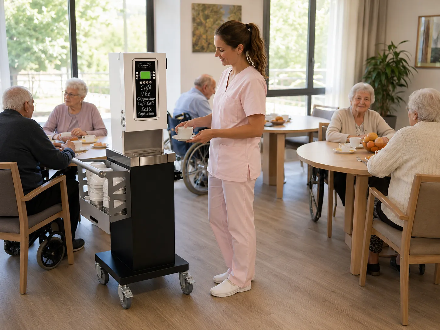 The TrolleyMug in bedside service